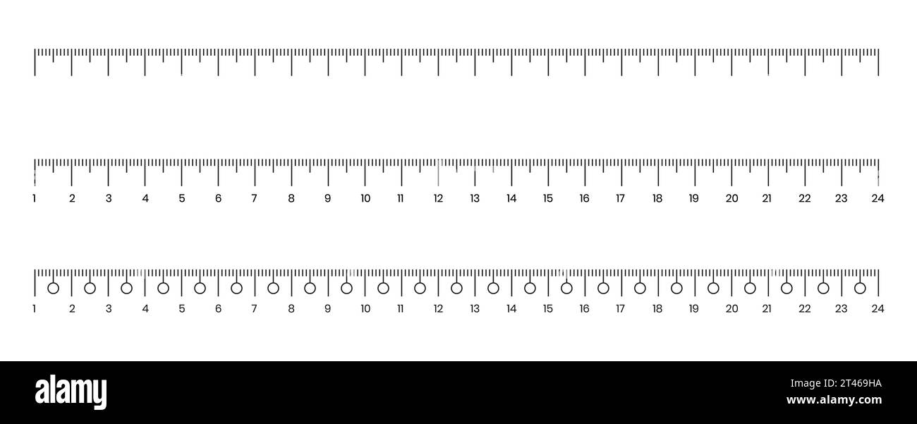 Measure centimeter and millimeter scale Royalty Free Vector Stock