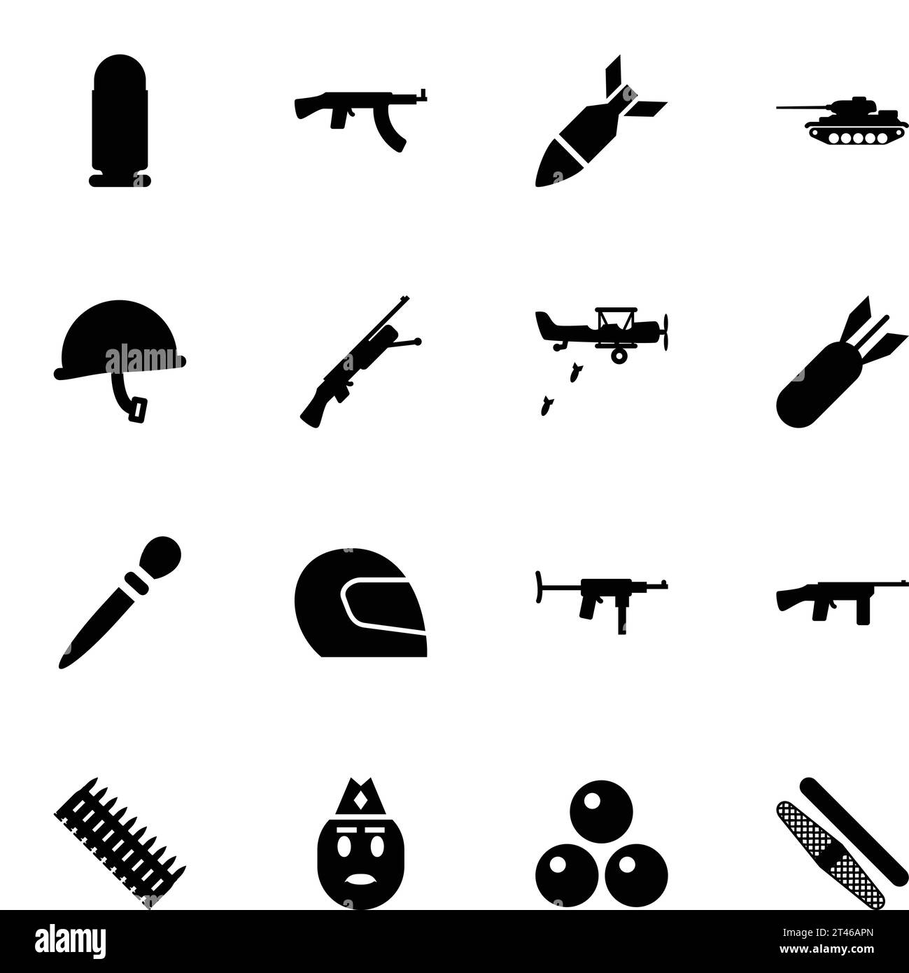 Army icons Black and White Stock Photos & Images - Alamy
