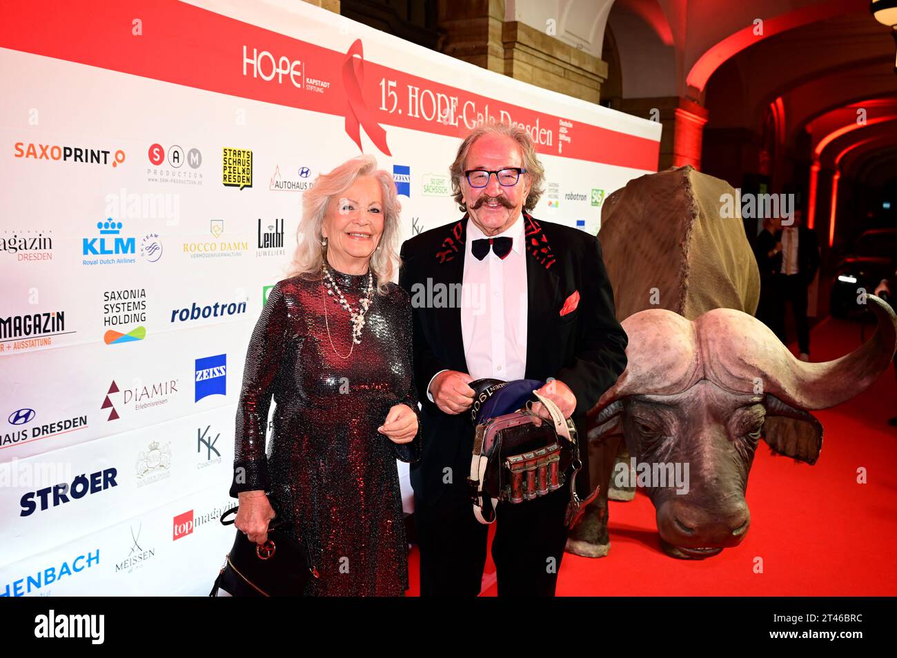Dorit Gäbler und Ehemann KarlHeinz Bellmann bei der 15. Hope Gala 2023