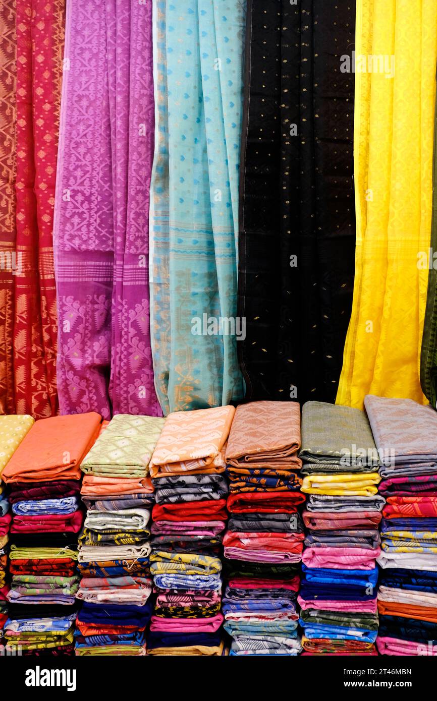 Traditional Indian ladies dress material Different textures and color beautiful textiles colorful Indian fabric fabric from India Stock Photo Alamy