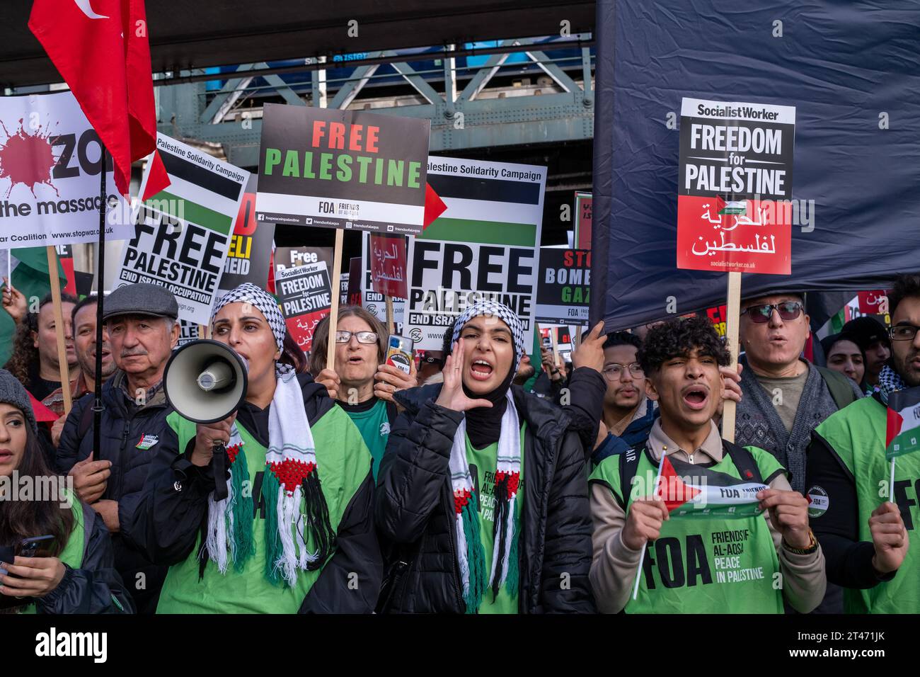 March For Palestine, London, 28th October 2023 Stock Photo - Alamy
