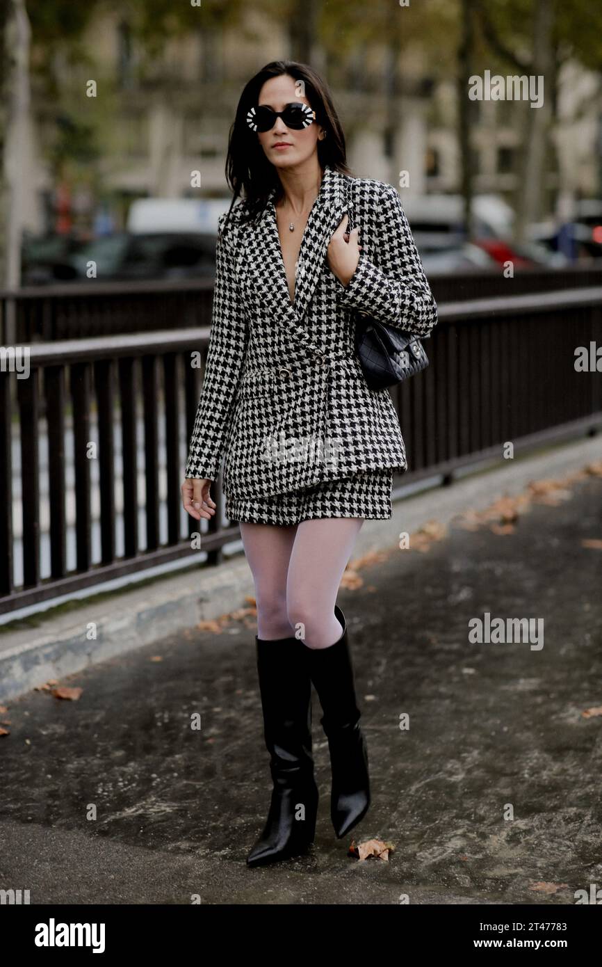 Street style, Alex Riviere arriving at Chanel Spring Summer 2024 show ...