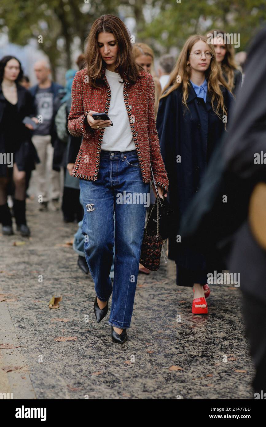 Chanel street style spring summer hi-res stock photography and images -  Alamy