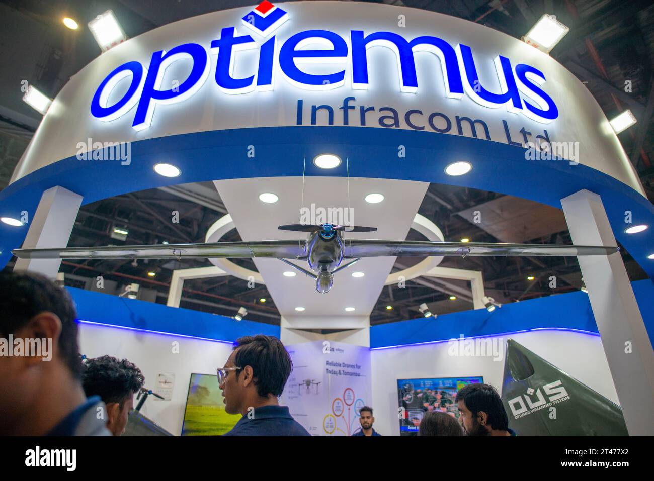 New Delhi, India. 28th Oct, 2023. Optiemus Infracom Ltd Indian ...