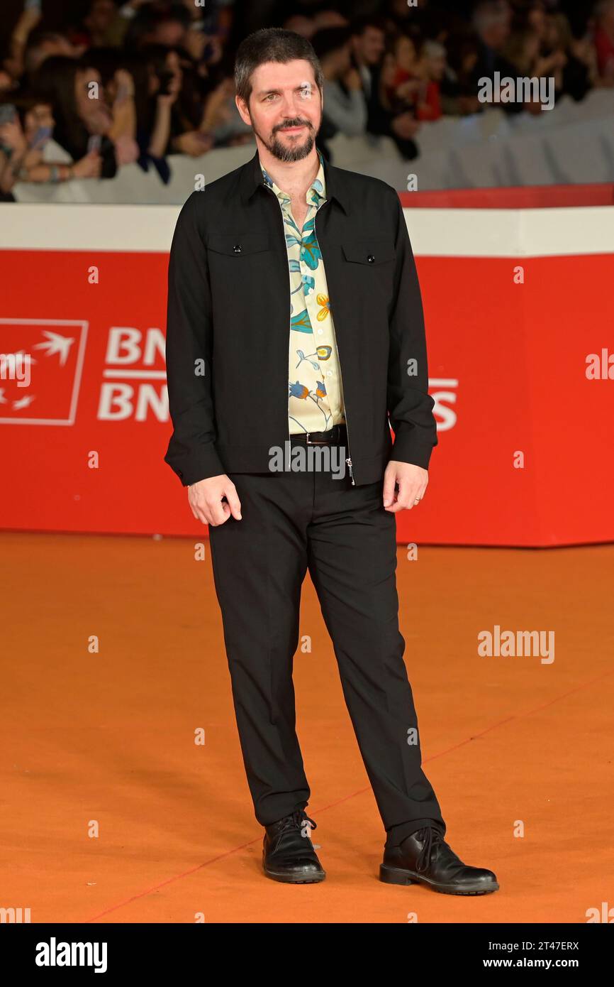 Rome, Italy. 28th Oct, 2023. Ivan Silvestrini attends the red carpet of series Mare fuori 4 at Rome Film fest 2023 at Auditorium Parco della Musica. Credit: SOPA Images Limited/Alamy Live News Stock Photo