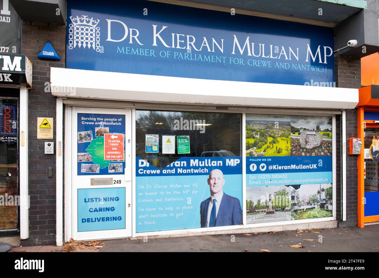 Office of Dr Kieran Mullan Conservative MP for Crewe and Nantwich