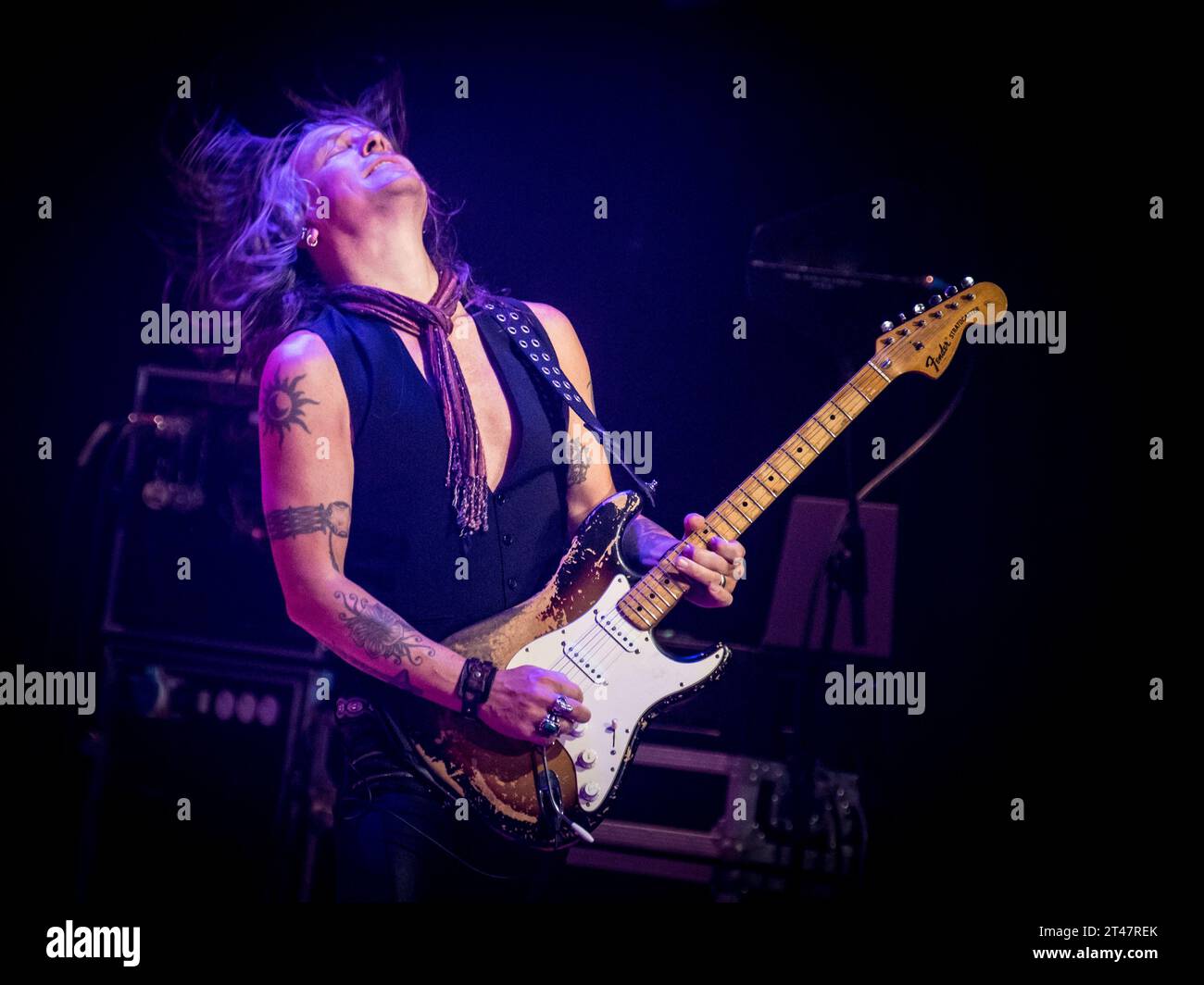 Søren Andersen on guitar Stock Photo - Alamy