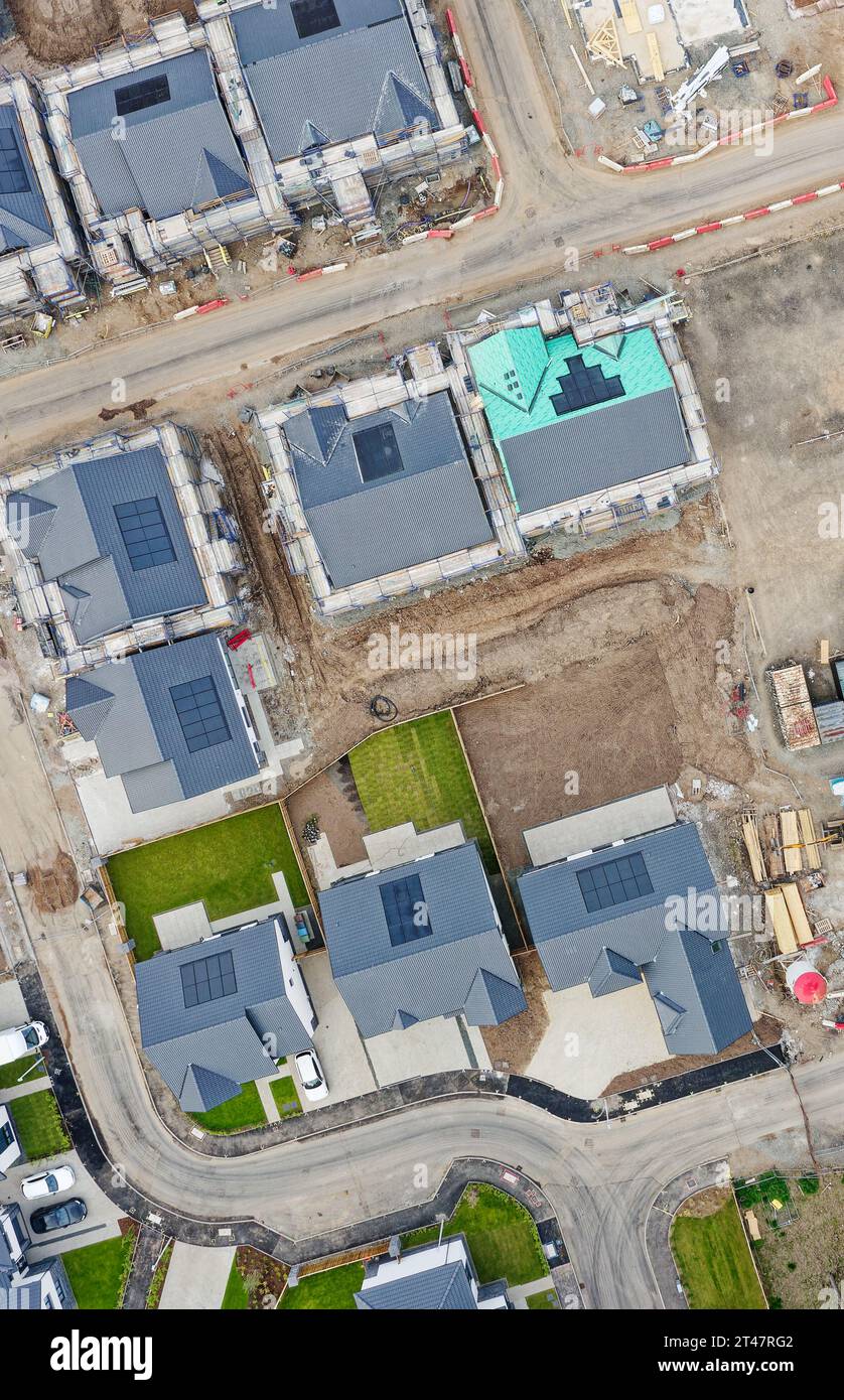 New housing development building houses for increased demand in rural ...