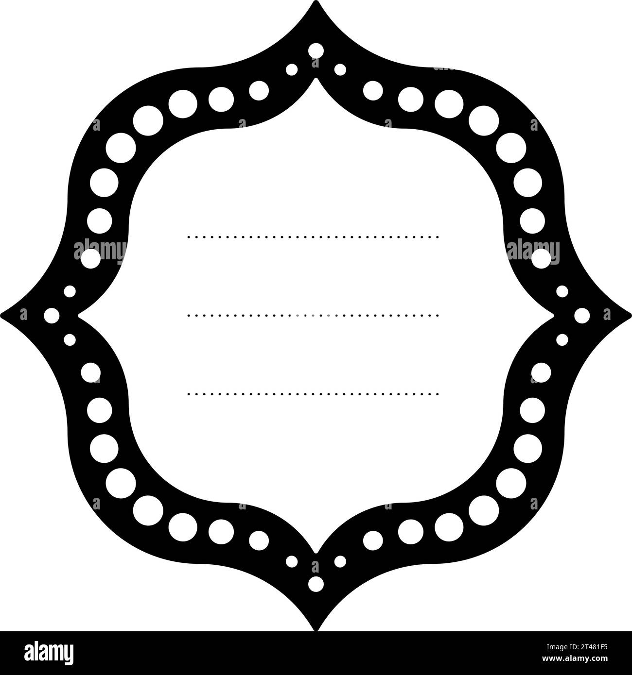 Name Tag Sticker Design Template Vector Illustration Stock Vector 