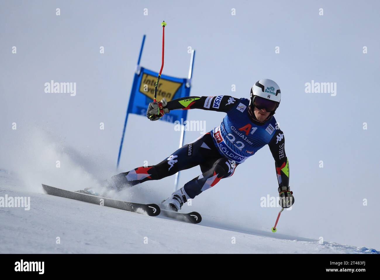 Solden, Tyrol, Austria. 29th Oct, 2023. Audi FIS Alpine Ski World Cup Opening; Due to strong wind the race was stopped and then cancelled Tommy FORD (USA) Credit: Action Plus Sports/Alamy Live News Stock Photo