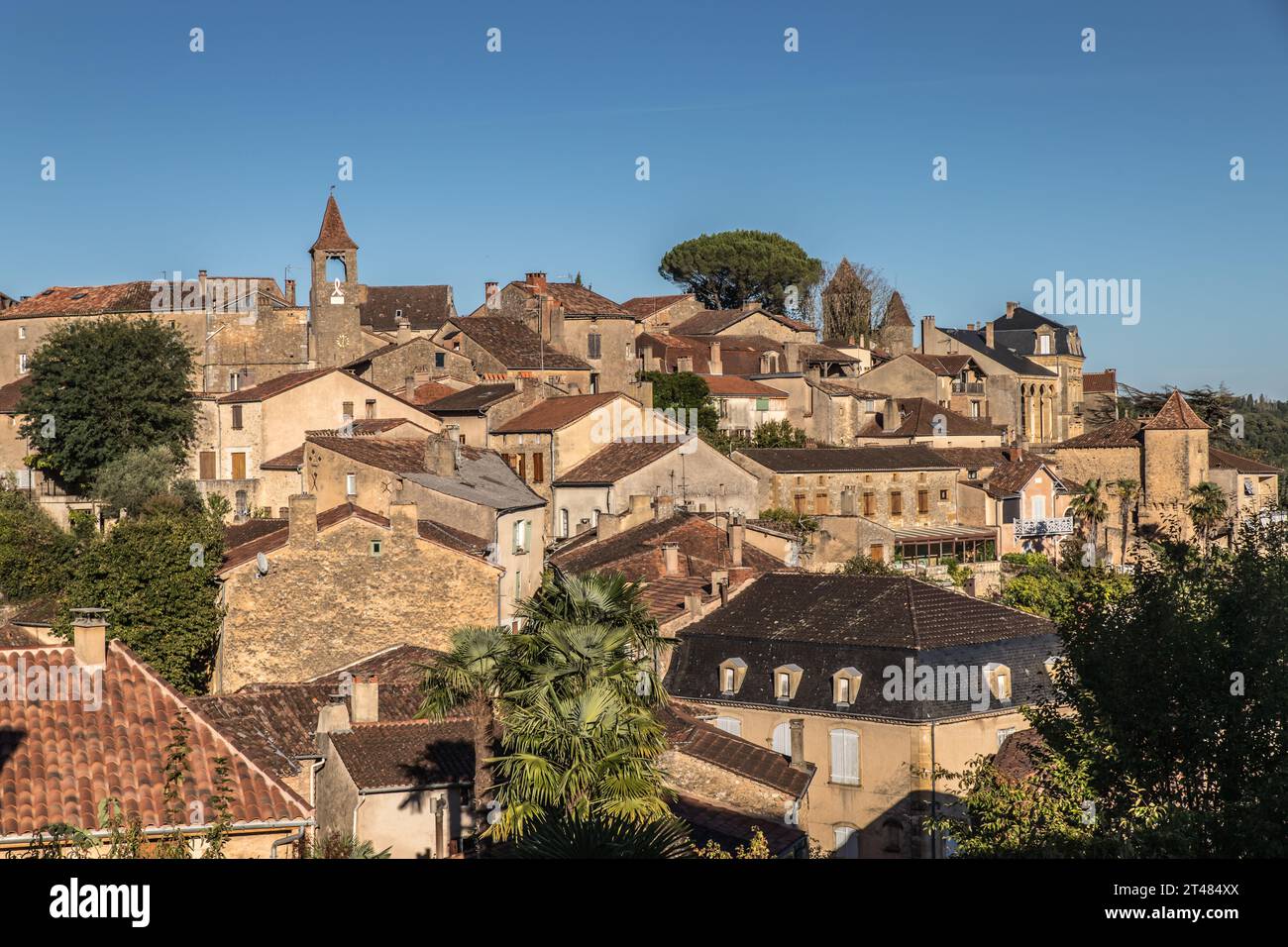 Vue générale sur le village Stock Photo