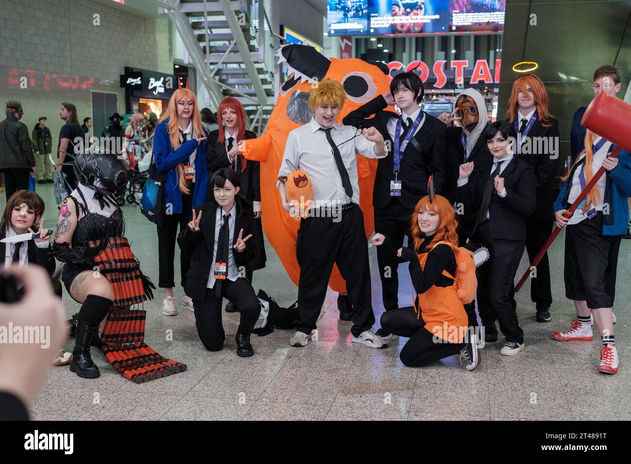 London, UK. 29th Oct, 2023. Comic book, anime, and video games fans return to London Excel Centre for MCM Comic Con 2023, London, United Kingdom, 29/10/2023 Ehimetalor Unuabona/Alamy Live News Credit: Ehimetalor Unuabona/Alamy Live News Stock Photo