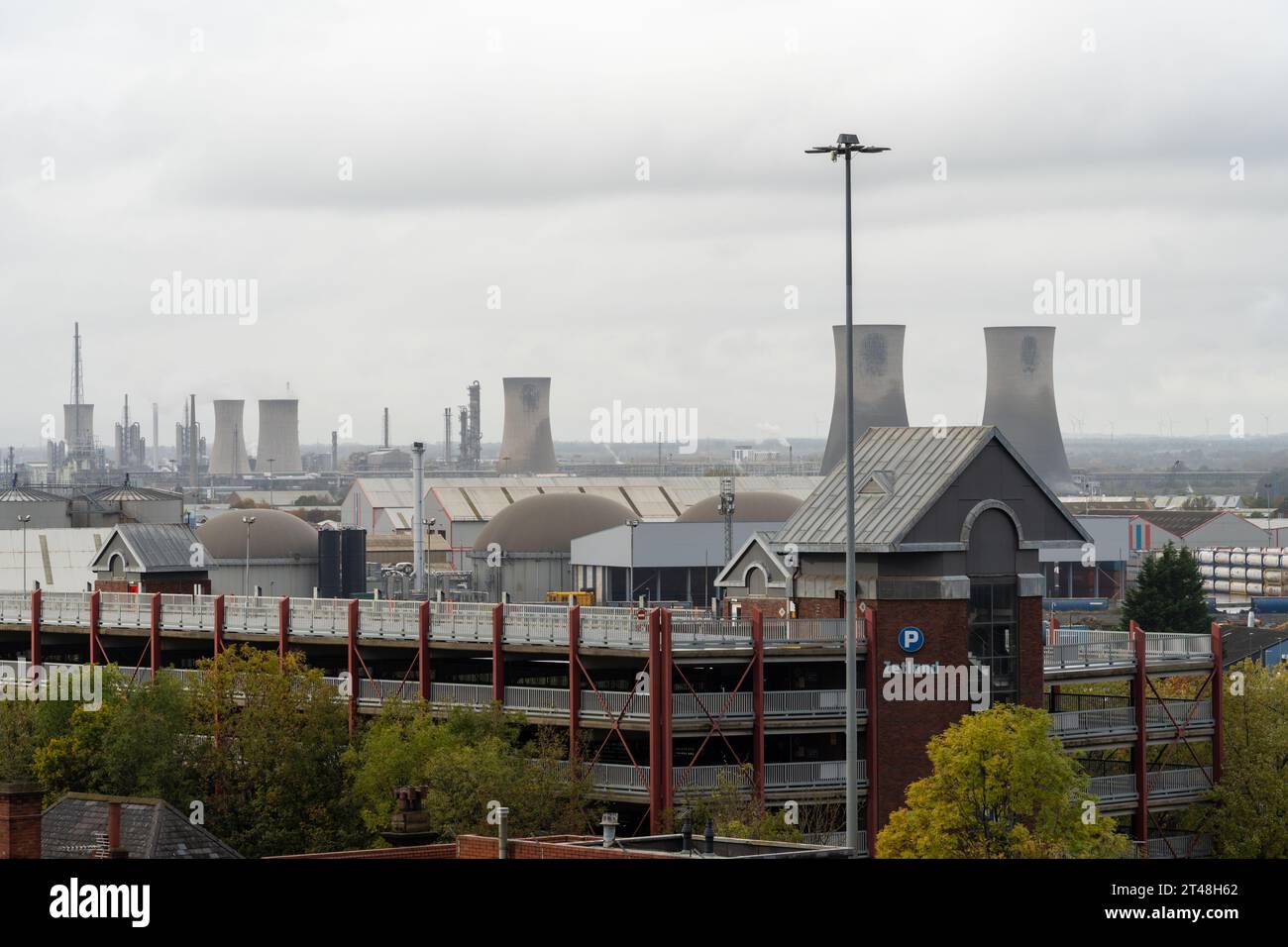 Zetland Car park in the town centre of Middlesbrough, UK, with