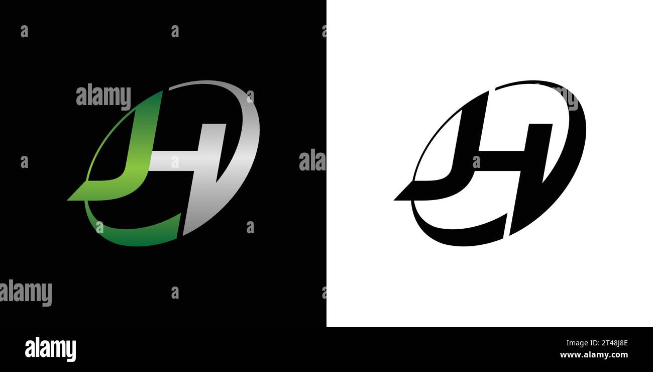 JH logo, JH Monogram, Initial JH Logo, Letter JH logo, Icon, Vector ...