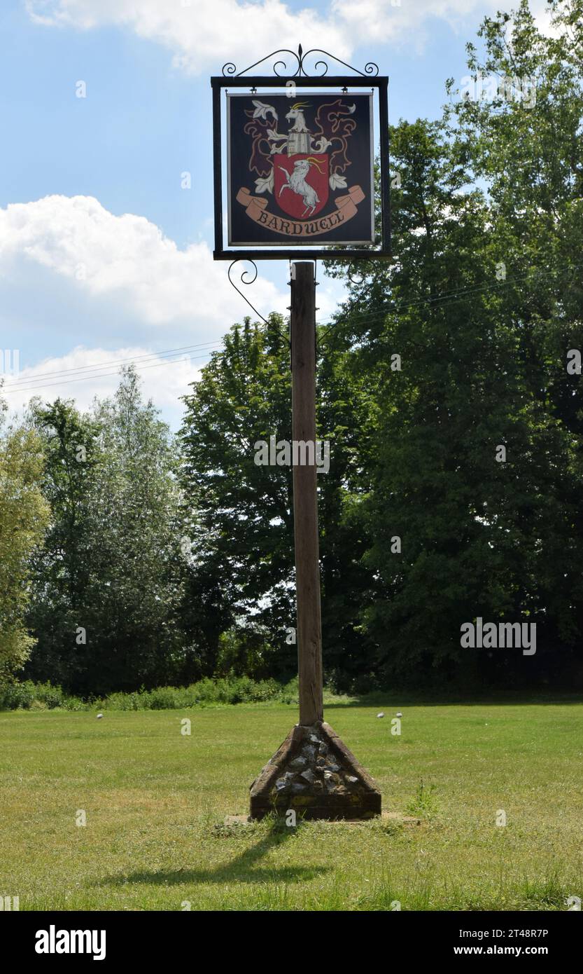 Bardwell village sign hires stock photography and images Alamy