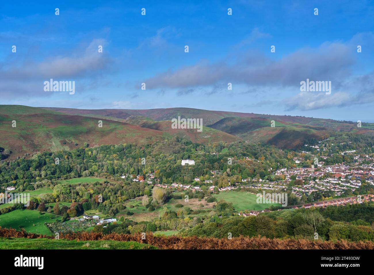 Church Stretton and the Long Mynd, Church Stretton, Shropshire Stock