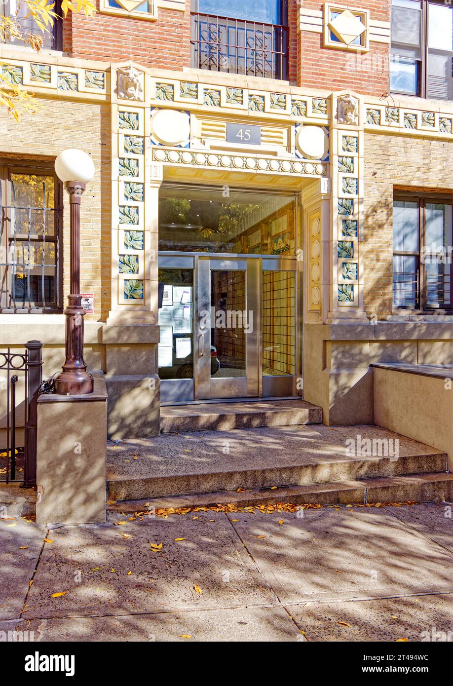 Emery Roth designed 45 Tiemann Place, built in 1909; the building was ...