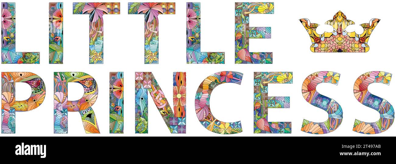 Princess word art hi-res stock photography and images - Alamy