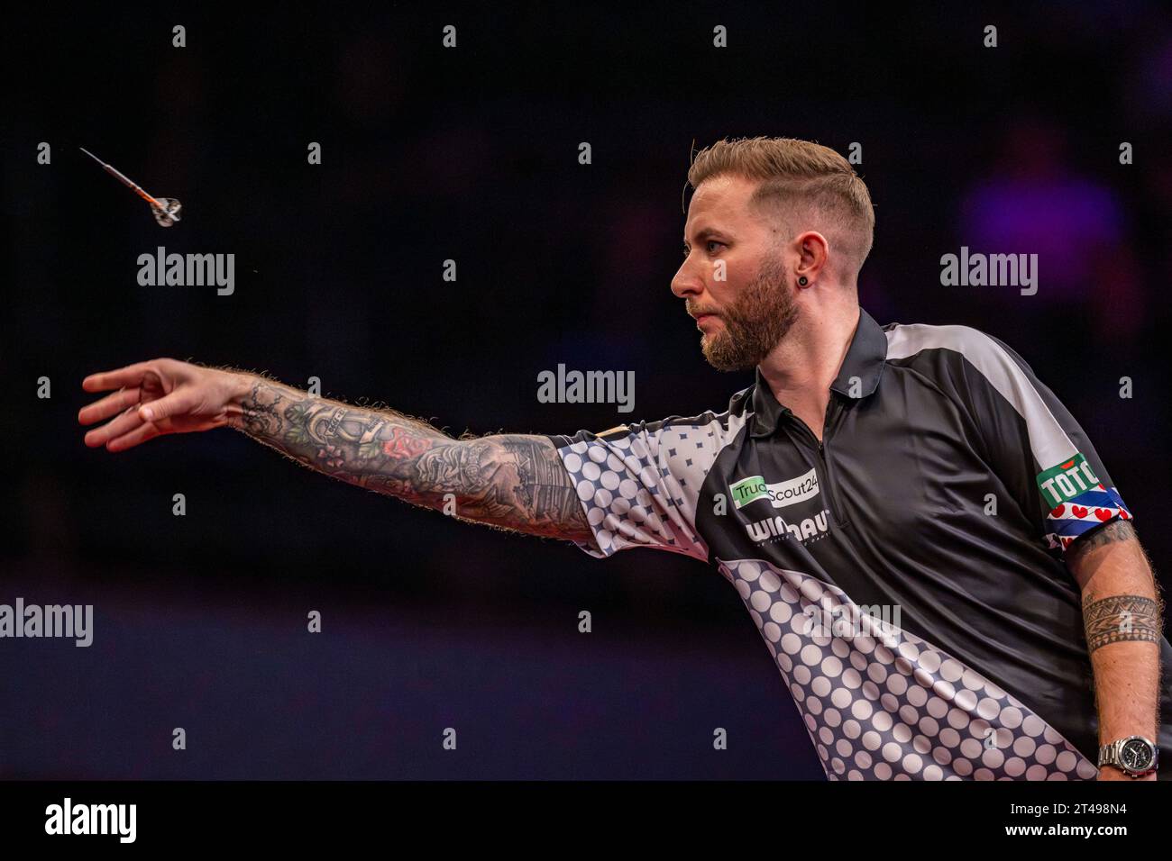 Dortmund, Germany. 29th Oct, 2023. Darts European Championship, Finals Day, Semifinals Peter