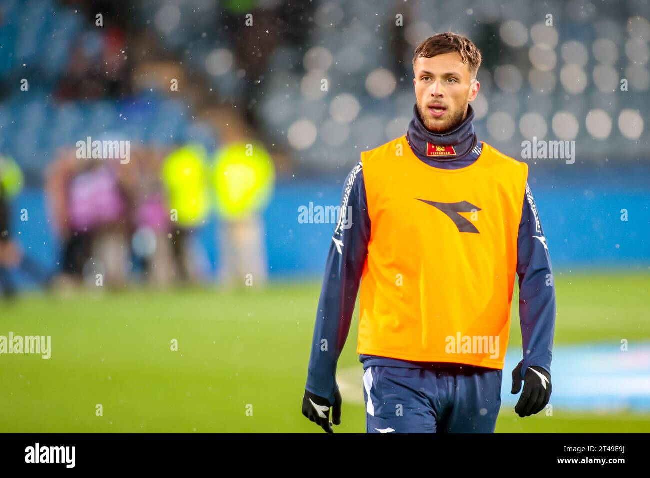 Drammen, Norway, 29th October 2023. Viking's David Brekalo before the Eliteserien match between Strømsgodset and Viking at Marienlyst Stadium in Drammen.   Credit: Frode Arnesen/Alamy Live News Stock Photo