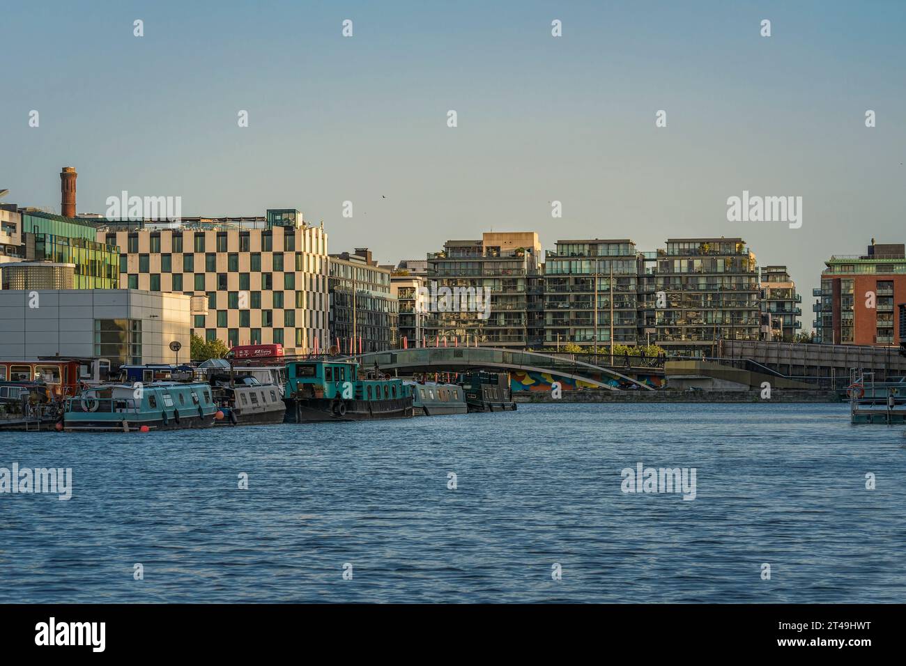 Morning at Grand Canal Docks. Dublin. Ireland Stock Photo - Alamy