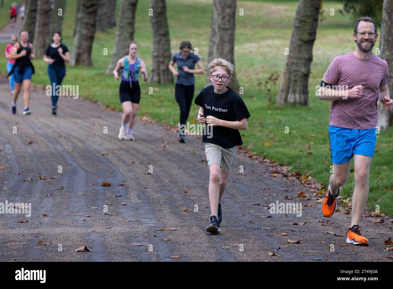 Gladstone Park, Parkrun, Dollis Hill, North West London Stock Photo Alamy