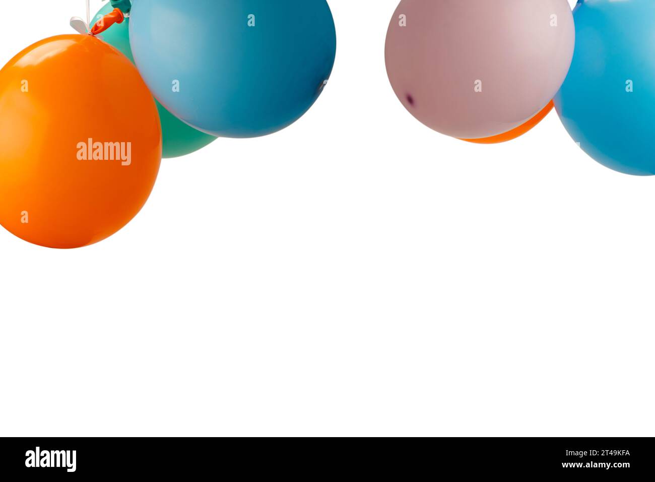 A Ballon isolated on a white background. Copy space. Stock Photo