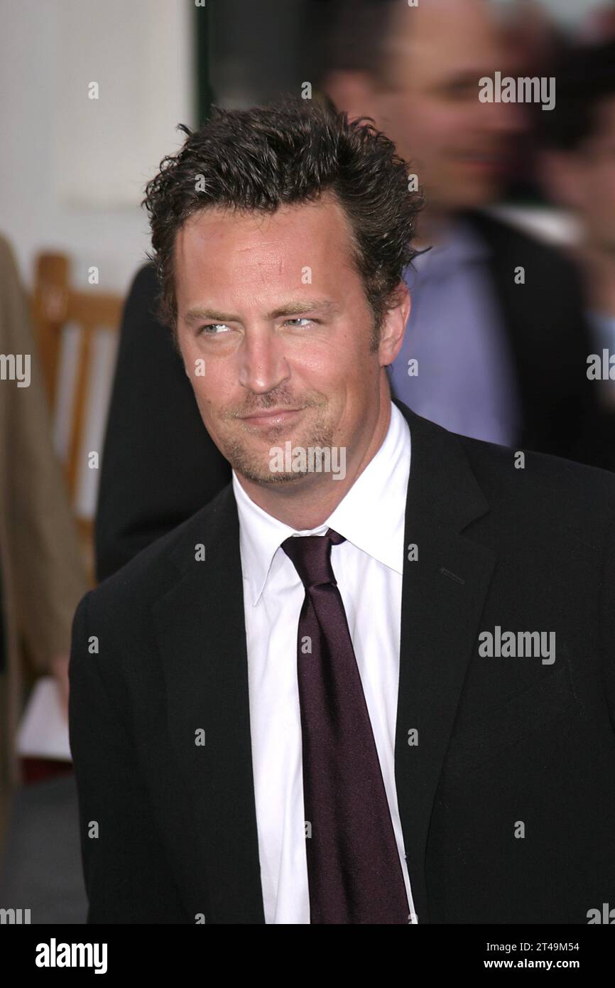 USA. 18th Feb, 2015. 'Cinderella Man' (Premiere) Matthew Perry 05/23/2005/Gibson Amphitheatre/Universal City, CA Photo by Joseph Martinez Credit: PictureLux/The Hollywood Archive/Alamy Live News Stock Photo