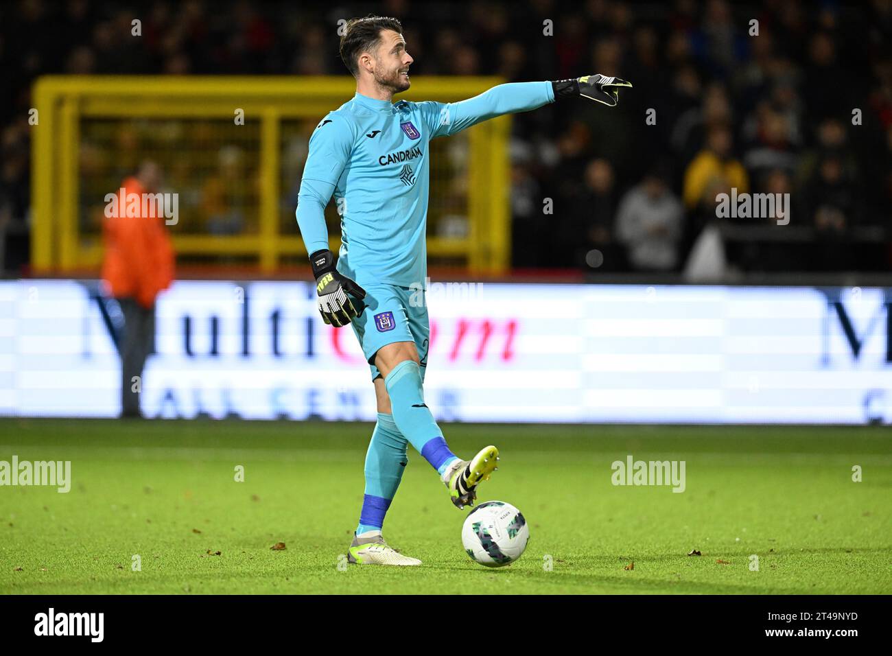 RSCA Futures' David Hubert celebrates after scoring during a soccer match  between RSC Anderlecht, Stock Photo, Picture And Rights Managed Image.  Pic. VPM-43637830