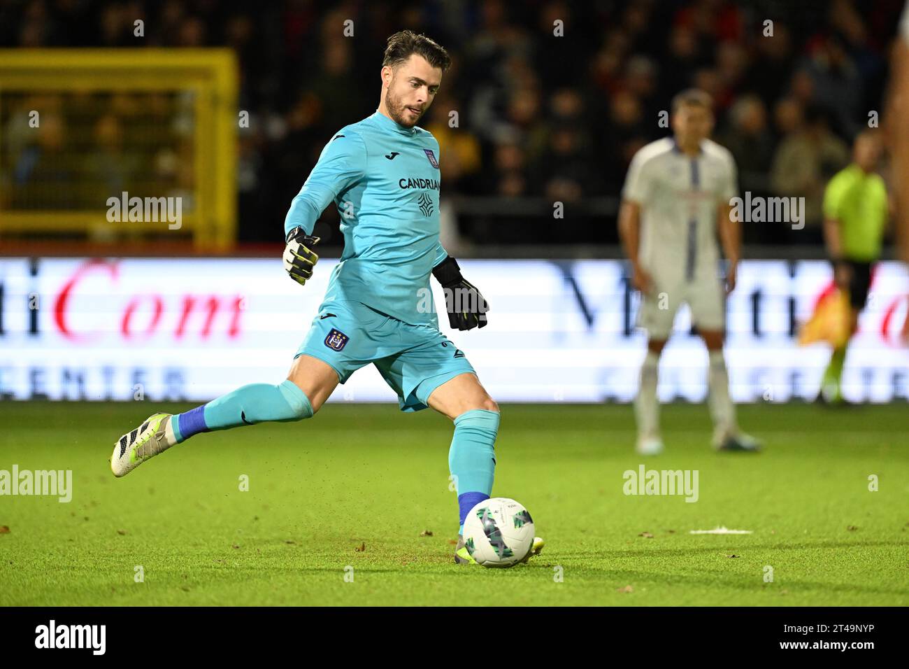 RSCA Futures' Mohamed Bouchouari and Beveren's Kevin Hoggas fight for the  ball during a soccer match, Stock Photo, Picture And Rights Managed  Image. Pic. VPM-41254264