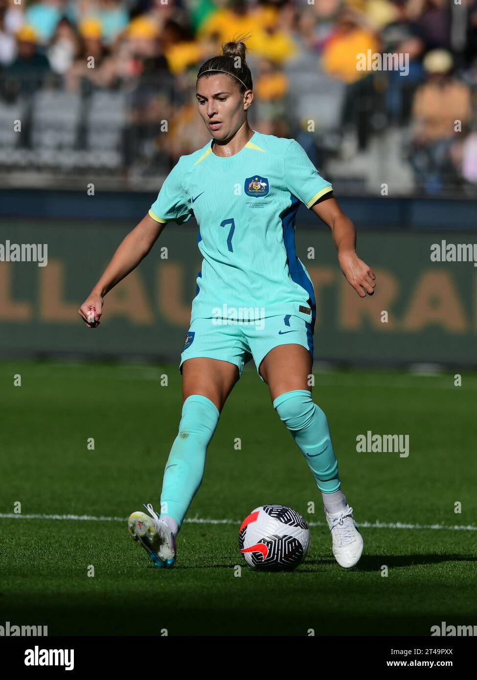 Burswood, Australia. 29th Oct, 2023. Stephanie Elise Catley of Australia women's football team