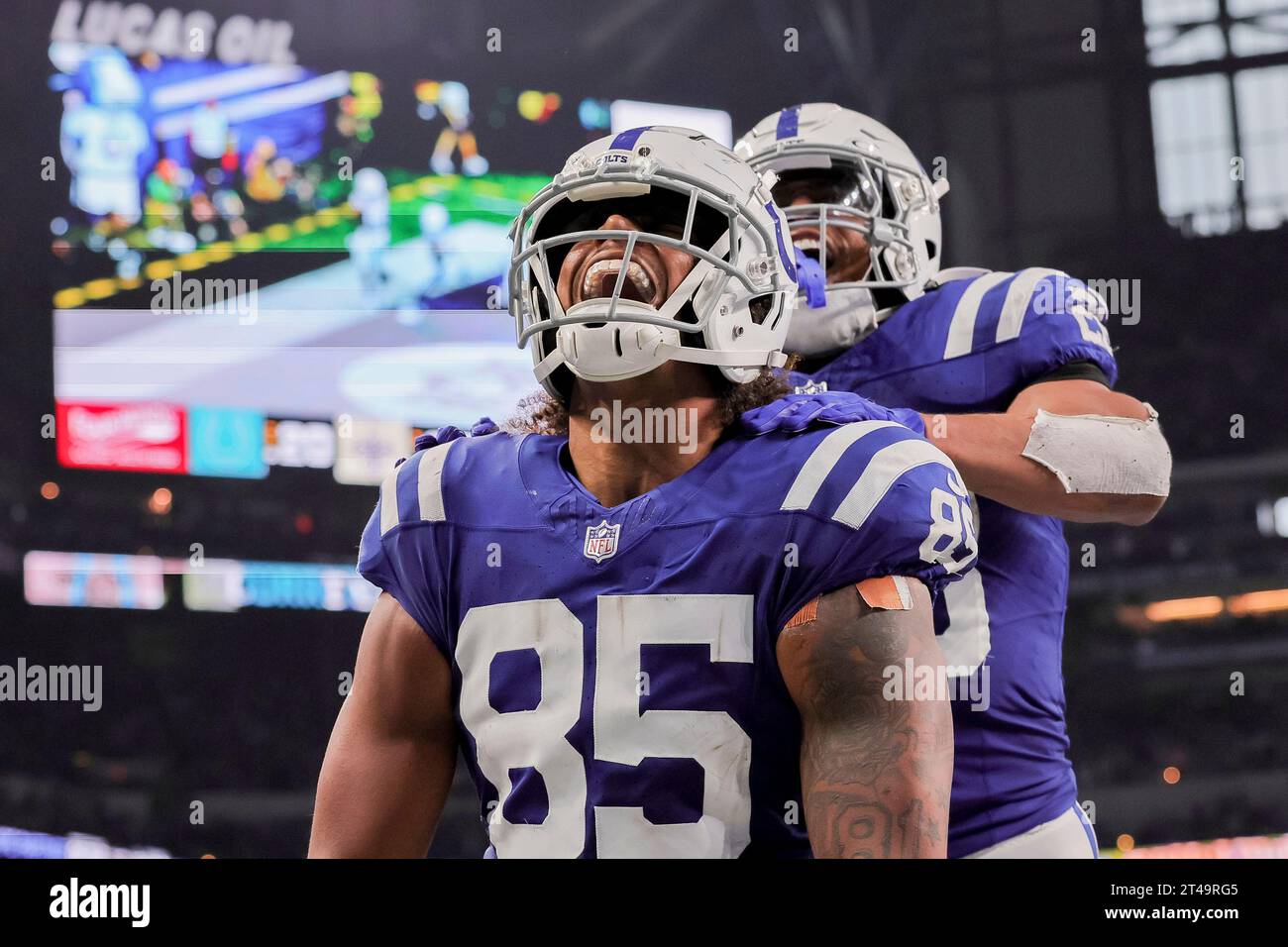 October 29, 2023, Indianapolis, Indiana, U.S Indianapolis Colts tight