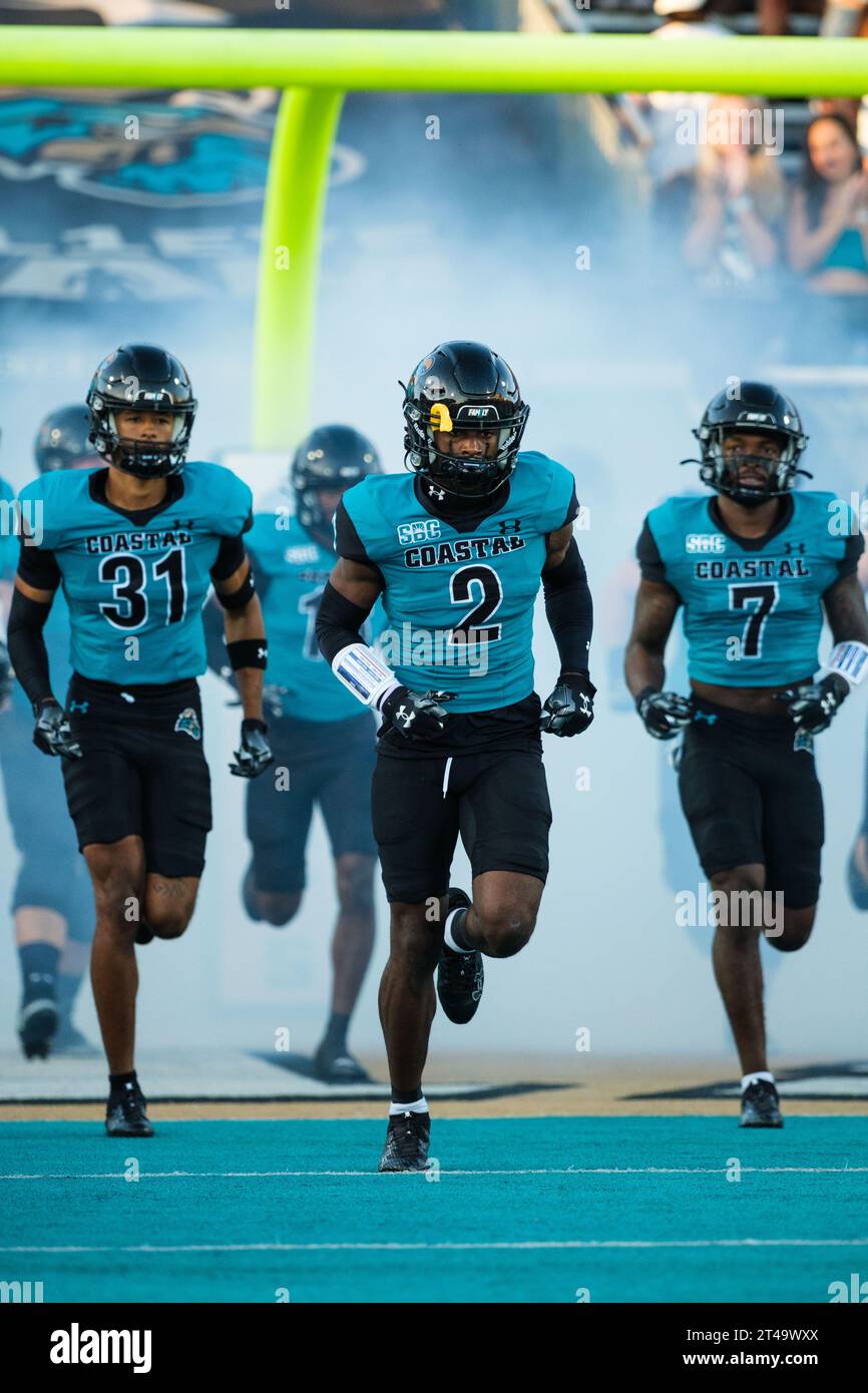 Conway, South Carolina, USA. 28th Oct, 2023. Coastal Carolina