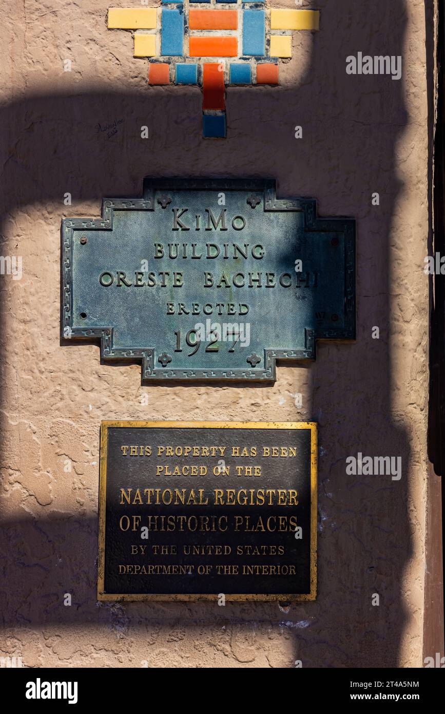KiMo Theater along Route 66 in Albuquerque, New Mexico, USA [No property release; editorial licensing only] Stock Photo