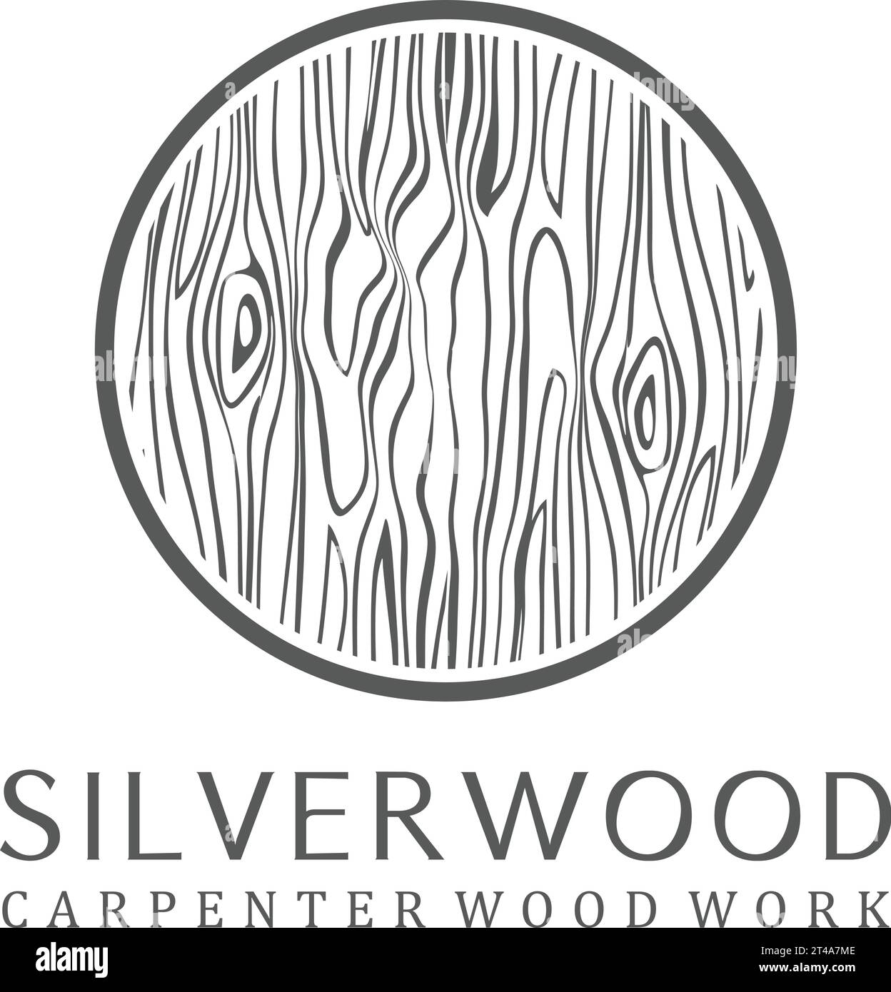 Carpenter industry logo design - wood log fiber Vector Image Stock ...