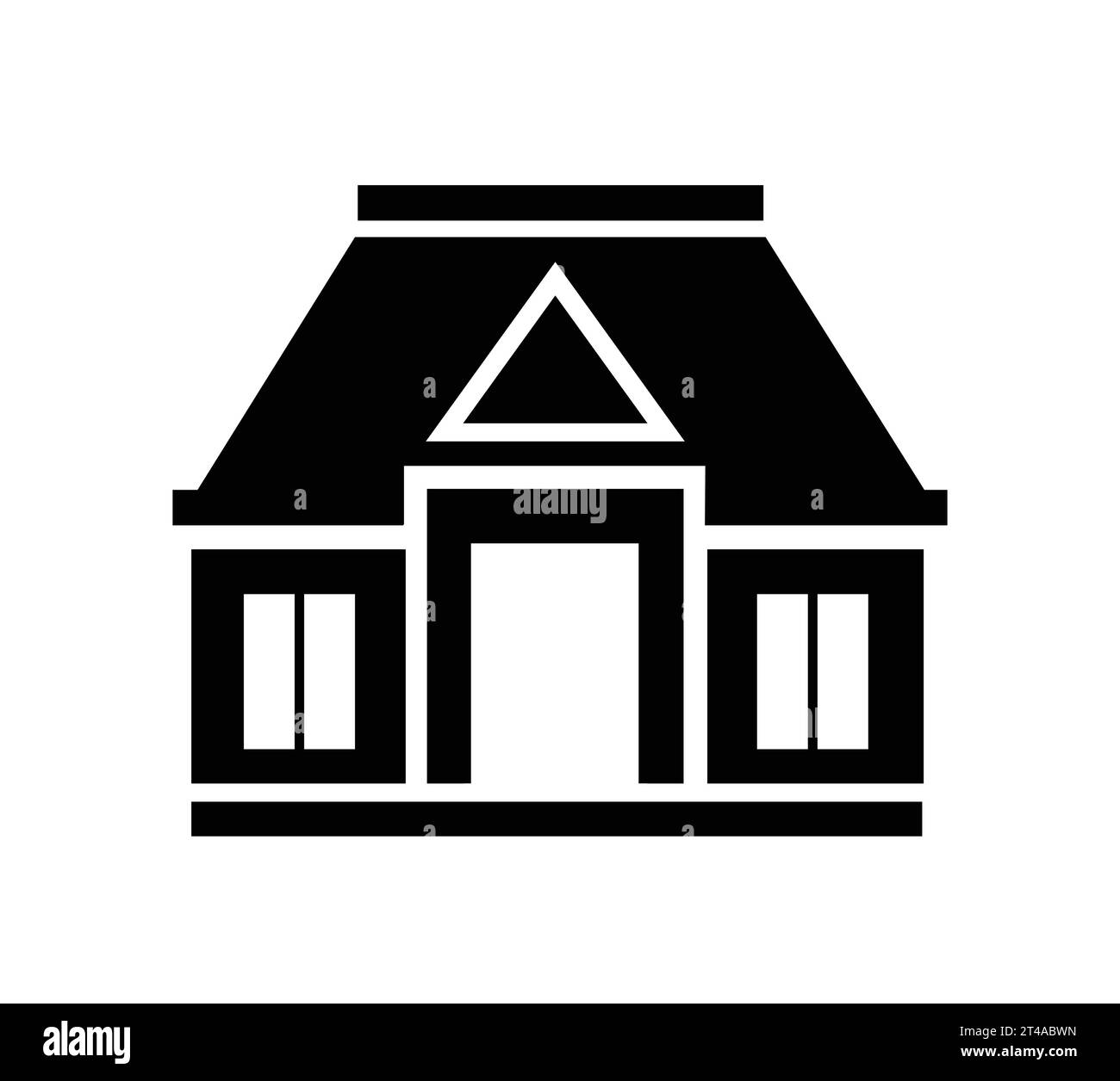 Icon real estate commercial residential Royalty Free Vector Stock 