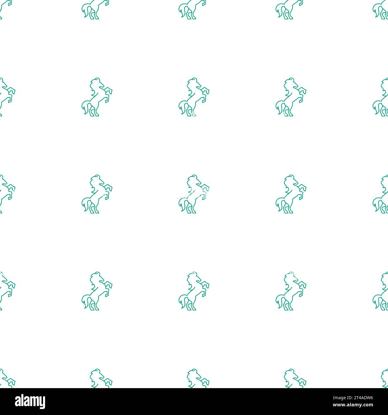 Horse icon pattern seamless white background Vector Image Stock Vector ...