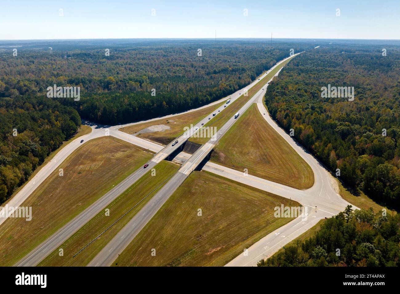 Busy Exit Ramp Highway entrance ramp hi-res stock photography and images - Alamy