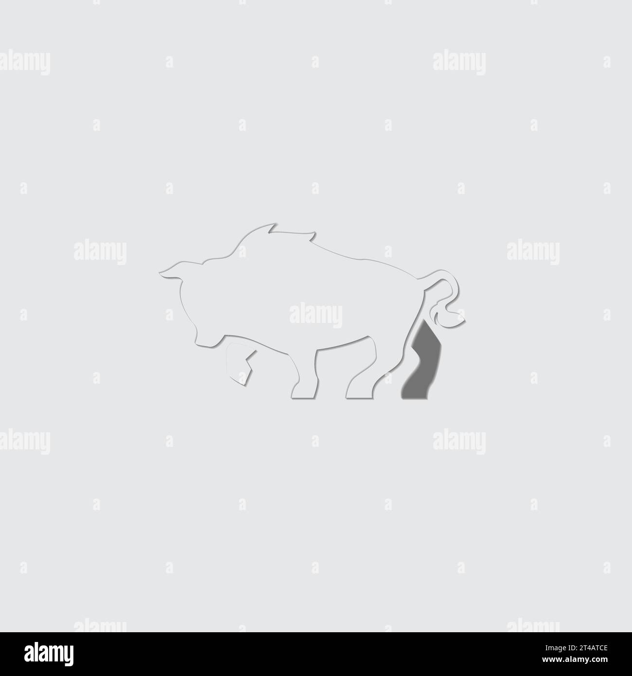 Buffalo icon Royalty Free Vector Image Stock Vector Image & Art - Alamy