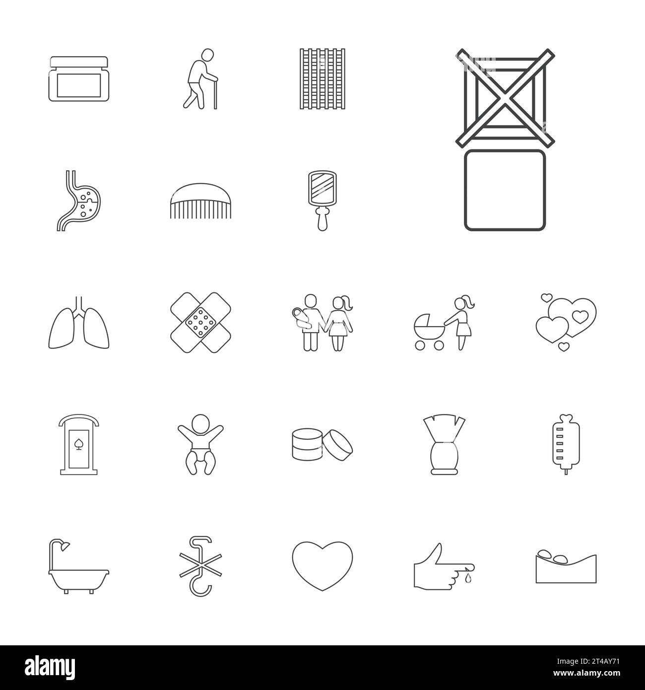 22 care icons Royalty Free Vector Image Stock Vector Image & Art Alamy