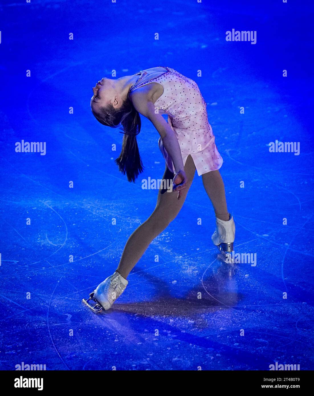 Lindsay Thorngren of the U.S. skates during the exhibition gala at the