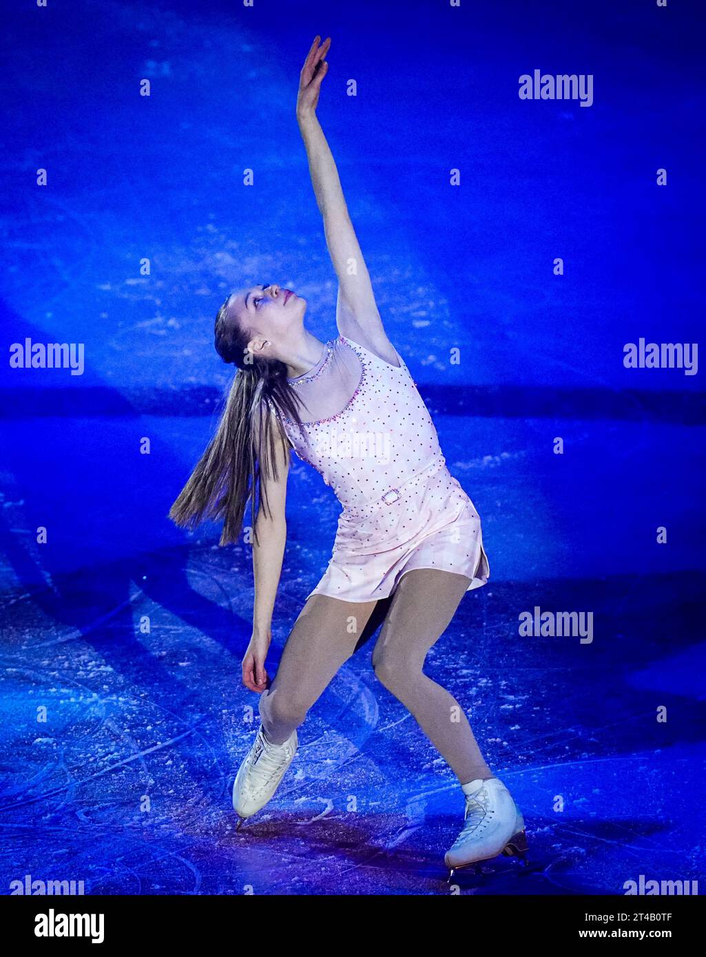 Lindsay Thorngren of the U.S. skates during the exhibition gala at the