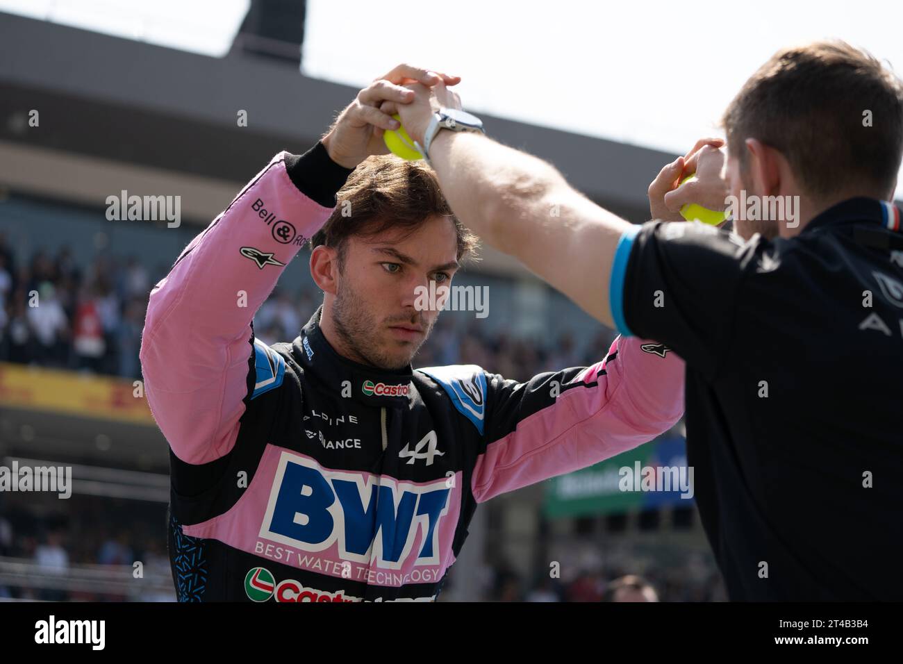 Aston martin f1 team pierre gasly hires stock photography and images