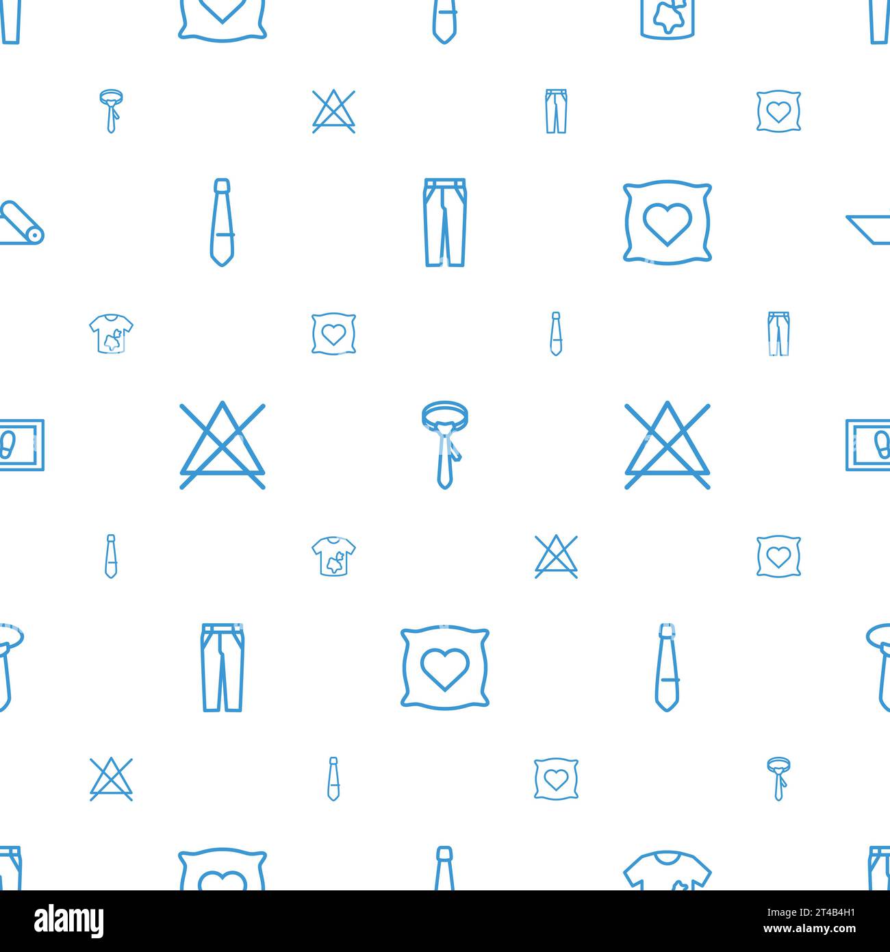 Fabric icons pattern seamless white background Vector Image Stock ...