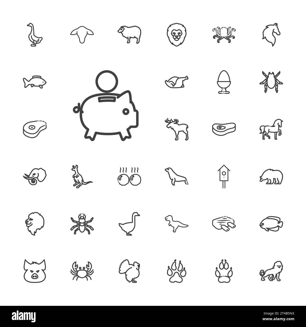 33-animal-icons-royalty-free-vector-image-stock-vector-image-art-alamy