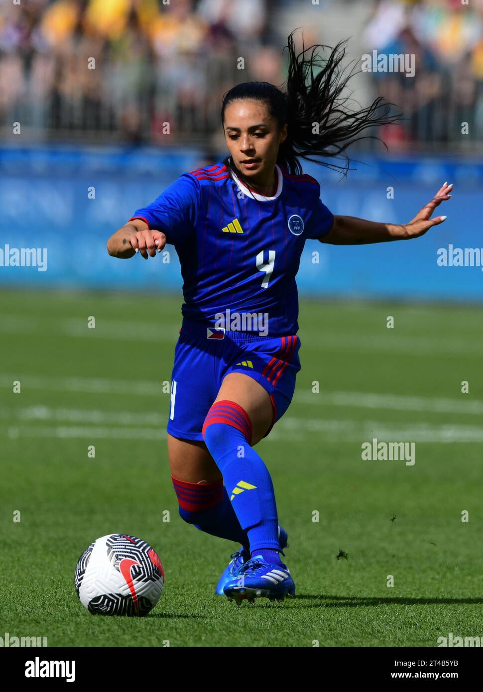 Burswood, Australia. 29th Oct, 2023. Jaclyn Katrina Sawicki of the Philippines women's football
