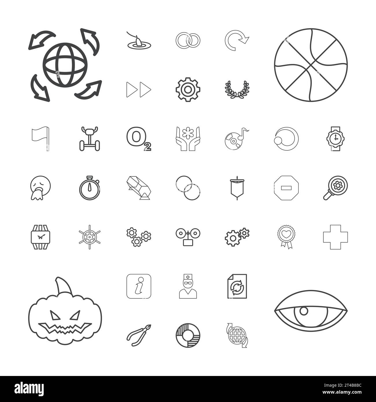 Circle icons Royalty Free Vector Image Stock Vector Image & Art - Alamy