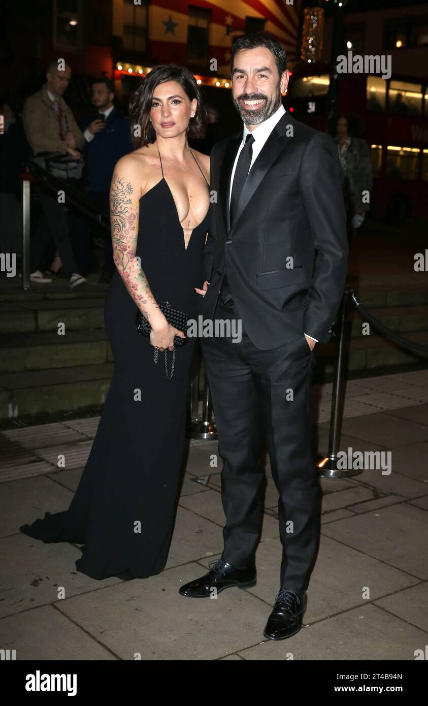 London, UK. 18th Feb, 2019. Robert Pires and Jessica Lemarie attend the Fabulous Fund Fair at The Roundhouse in London, England. (Photo by Fred Duval/SOPA Images/Sipa USA) Credit: Sipa USA/Alamy Live News Stock Photo