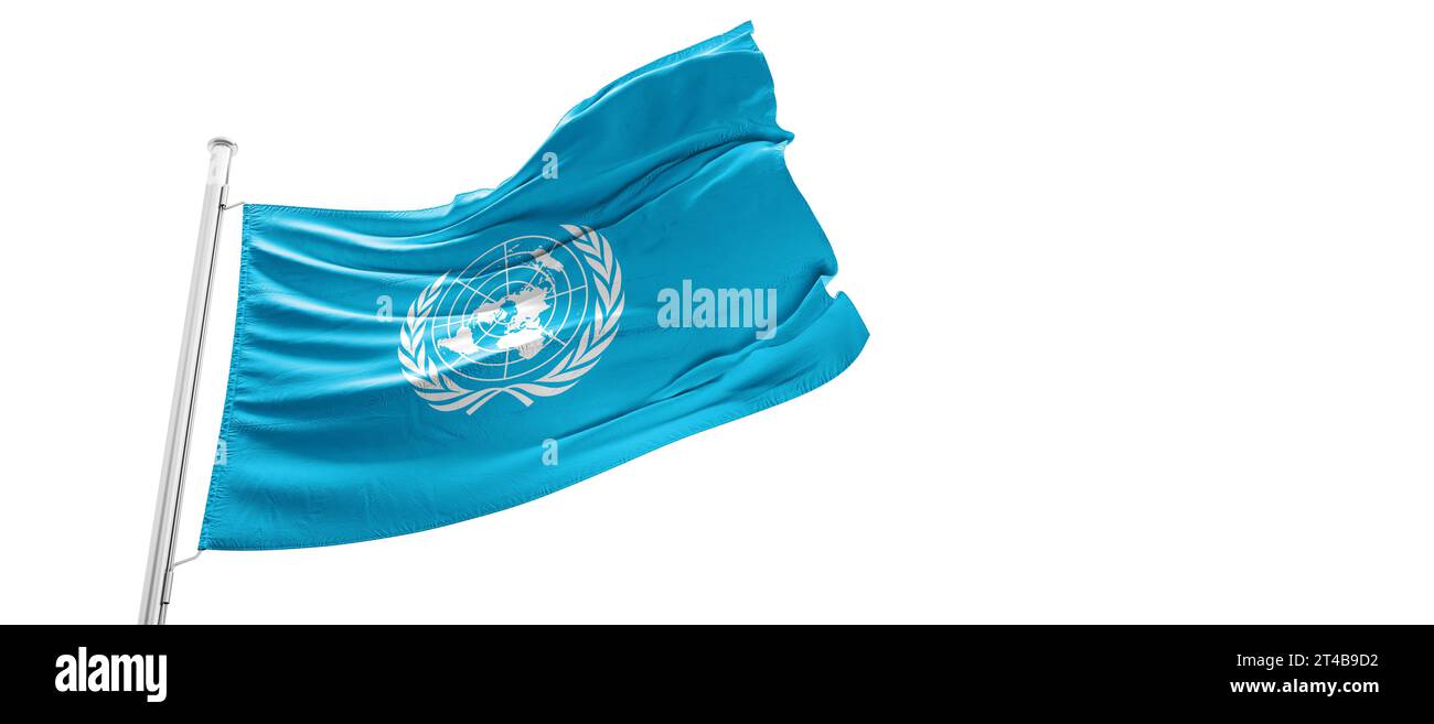 Flag of the united nations stock photo alamy