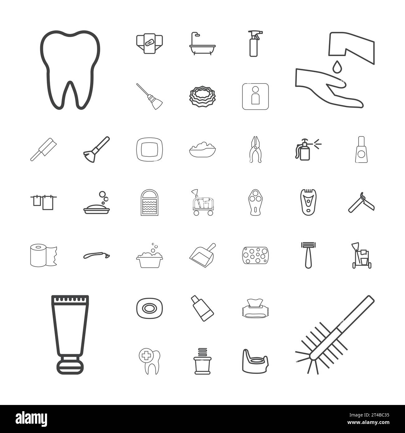 Hygiene icons Royalty Free Vector Image Stock Vector Image & Art - Alamy